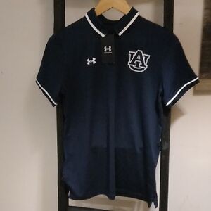 Women's Under Armour Auburn University Polo Shirt Size S